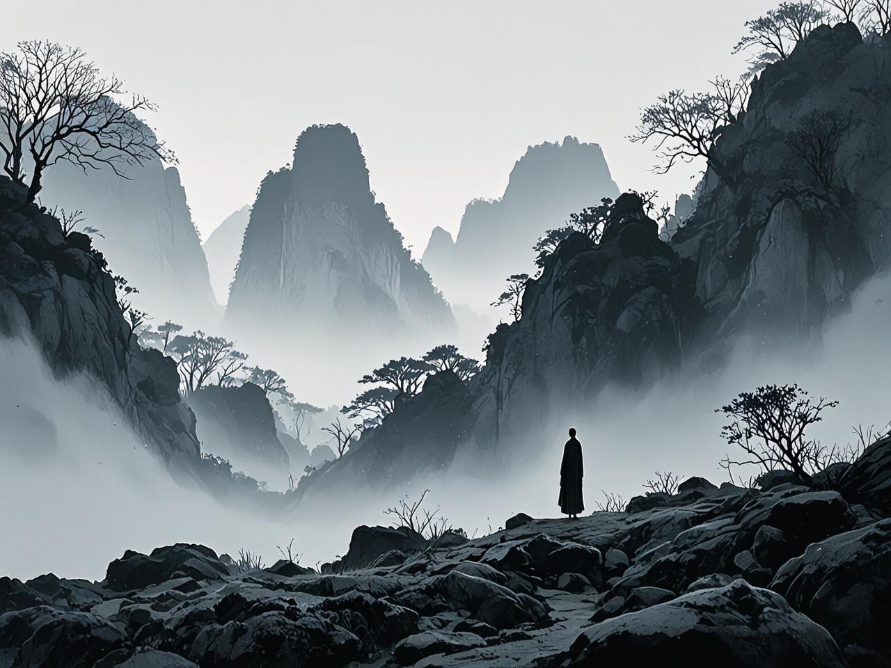 梦境中的自然绝景，一场心灵与自然的对话