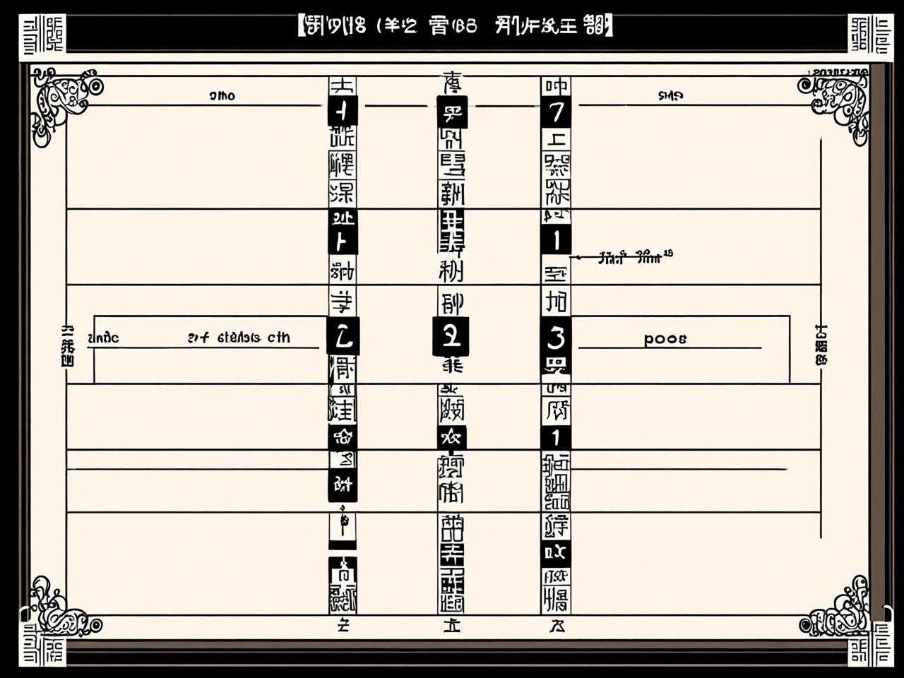 八字六亲对照表，揭开命理中的亲缘密码