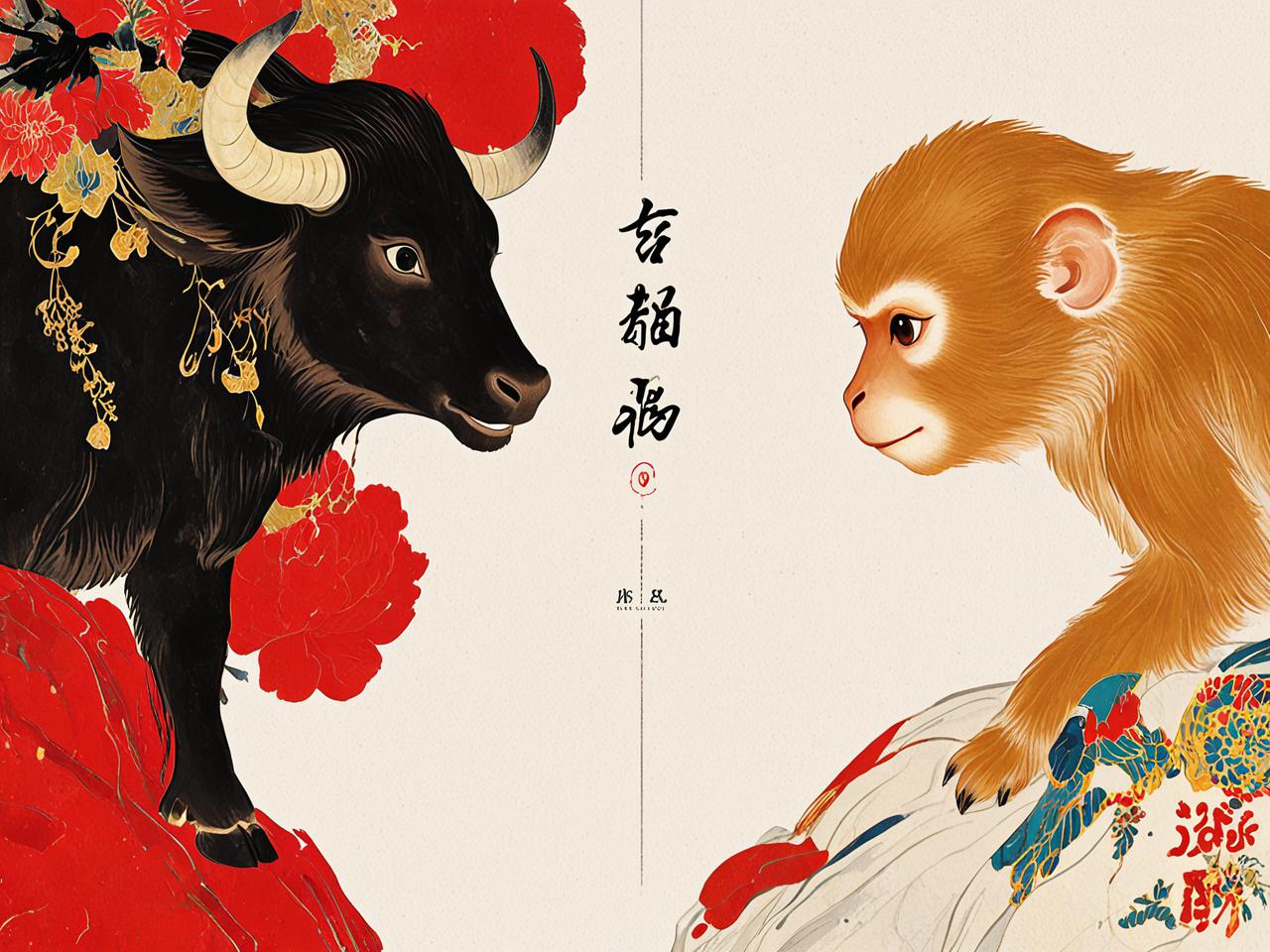 牛遇猴是劫还是福，命运的交汇与人生的辩证