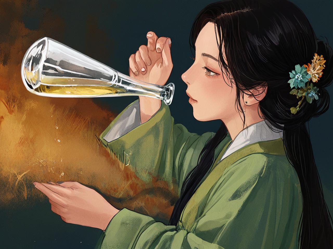 梦境对酌，与熟人共饮白酒的深层意蕴