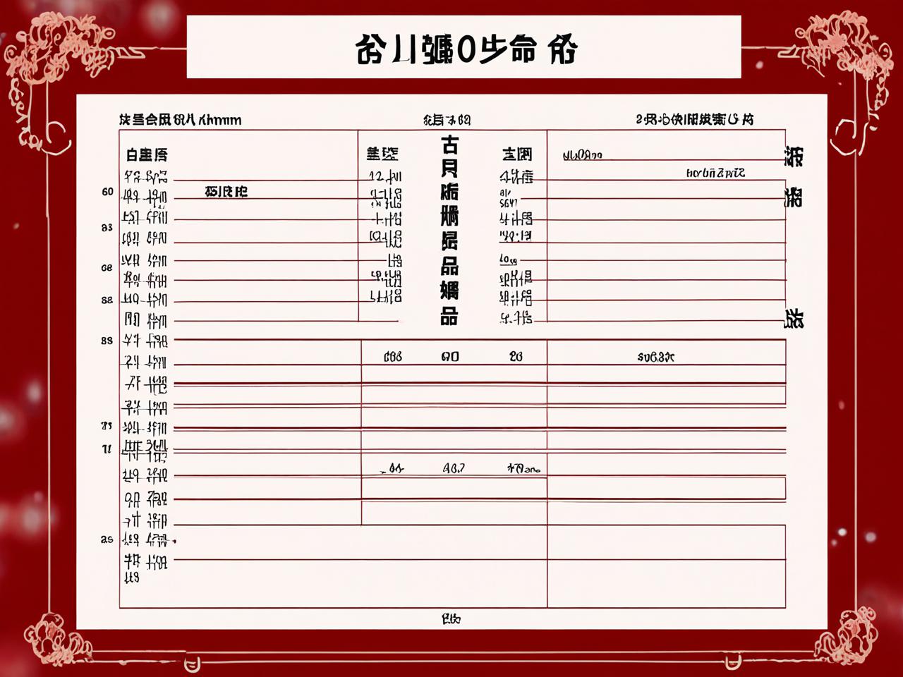 八字合不合一览表，揭秘传统婚配的命理智慧