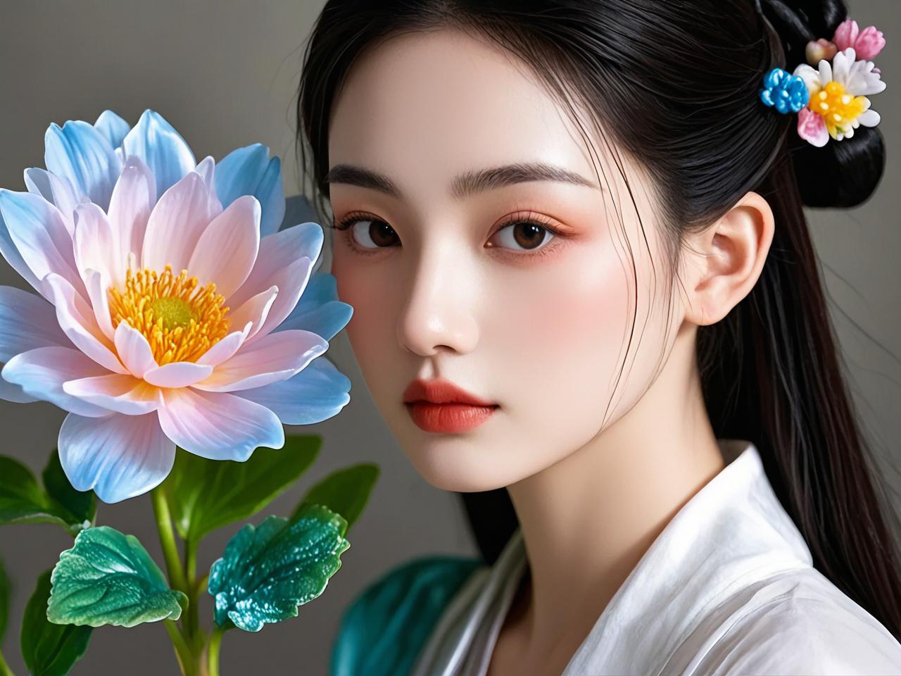 女人梦见漂亮的塑料花